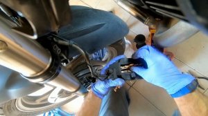 BMW R1200Gs  front and rear Brake diSk & pads exchange