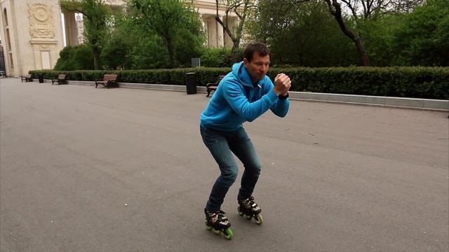 Работа руками при катании на роликах | Школа роликов RollerLine Роллерлайн в Москве
