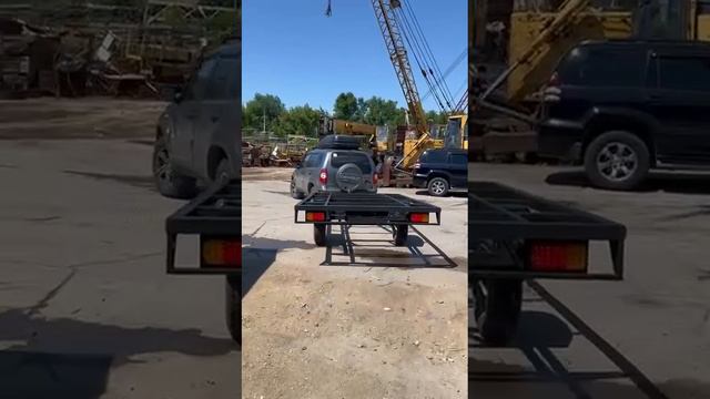 Легковой прицеп-рама 3x1,8 под автодом смотреть онлайн