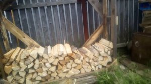 Дровник своими руками