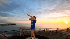 Видеоспиннер 360 г. Адлер. Пляж "Чайка". Июль 2022 год.