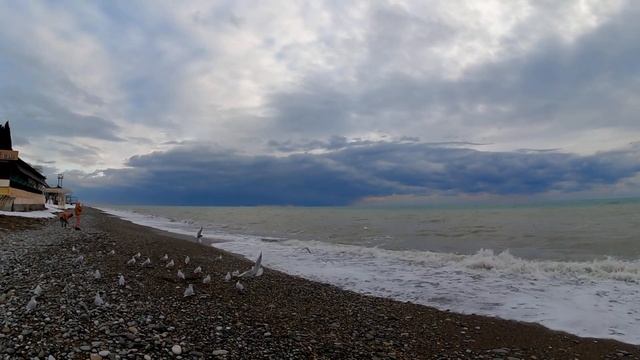 Один на один с волной! 18.02.2021 ?ЛАЗАРЕВСКОЕ СЕГОДНЯ?СОЧИ. смотреть онлайн