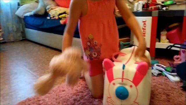 ДЕТСКИЙ ЧЕМОДАН Как у МИСТЕРА МАКСА ! НА КОЛЕСИКАХ,RIDE'N'ROLL. Недорогой чемодан!Обзор покупки смотреть онлайн