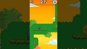 Доходим до 1000 очков в игре wall kickers часть 1