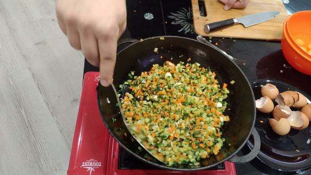 Рис С Овощами По Китайски. Китайская кухня