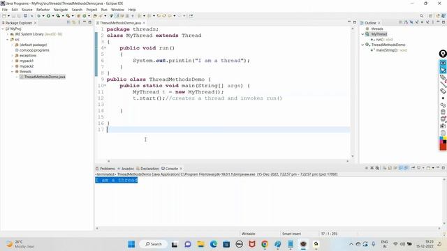 Full Stack Java Developer Course | Session - 20|Multithreading |Creating Threads |rajonlinetraining