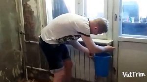 Как снять радиатор отопления.