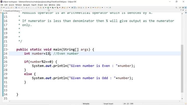 How to check Even or Odd number in Java | Interview Question #1