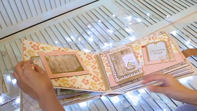 Альбом для семейных фото "Времена года" (часть видео обзора) смотреть онлайн