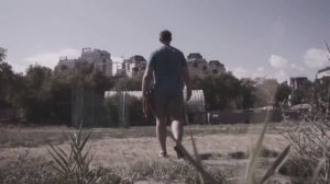 Метание диска в антураже постапокалиптического мира. Discus throw in a post-apocalyptic world.