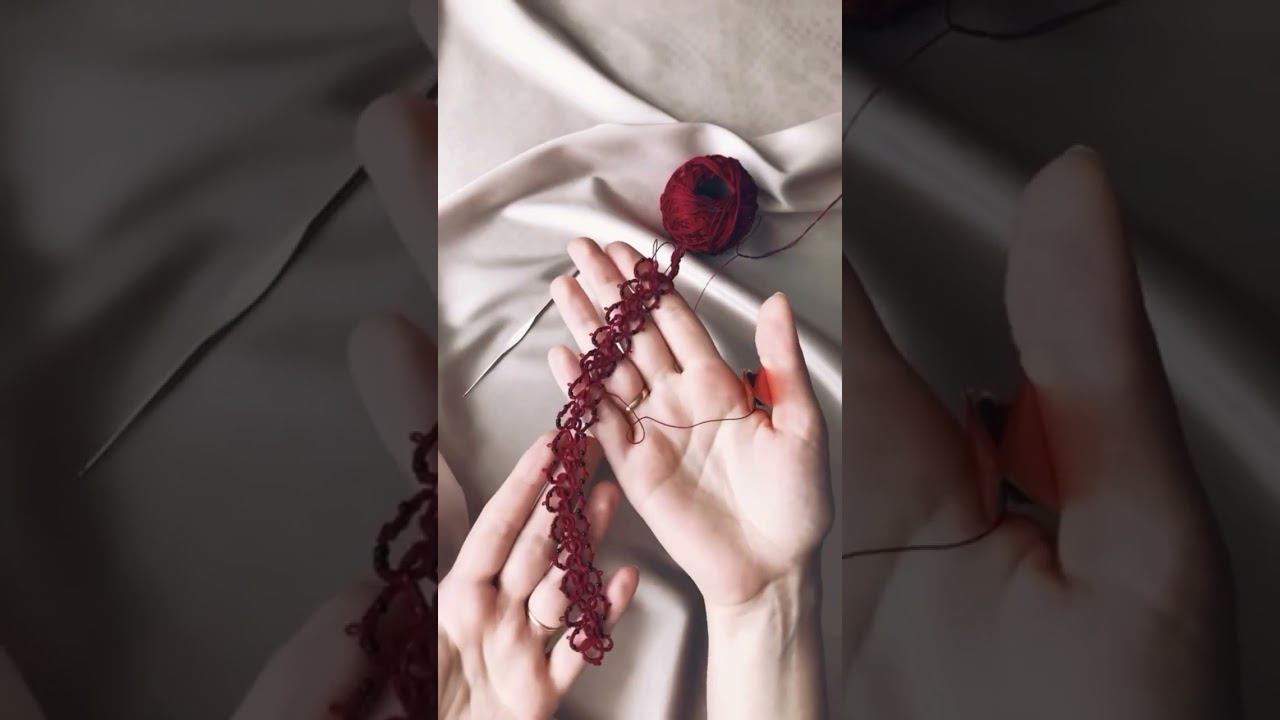 О моем знакомстве с фриволите #фриволите #кружево #ручная_работа #творчество смотреть онлайн