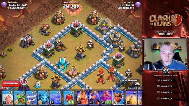 NEW HERO! The ROYAL CHAMPION! Level 50 Hero for Town Hall 13 (Clash of Clans) смотреть онлайн