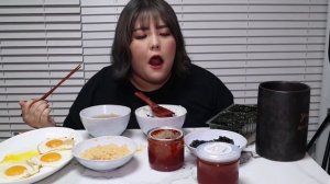 ASMR Seasoned boneless crab soup
