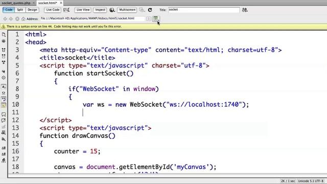 ADC Presents - WebSocket HTML5 API
