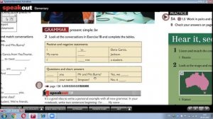 Speak-out. Elementary- Unit 1.1