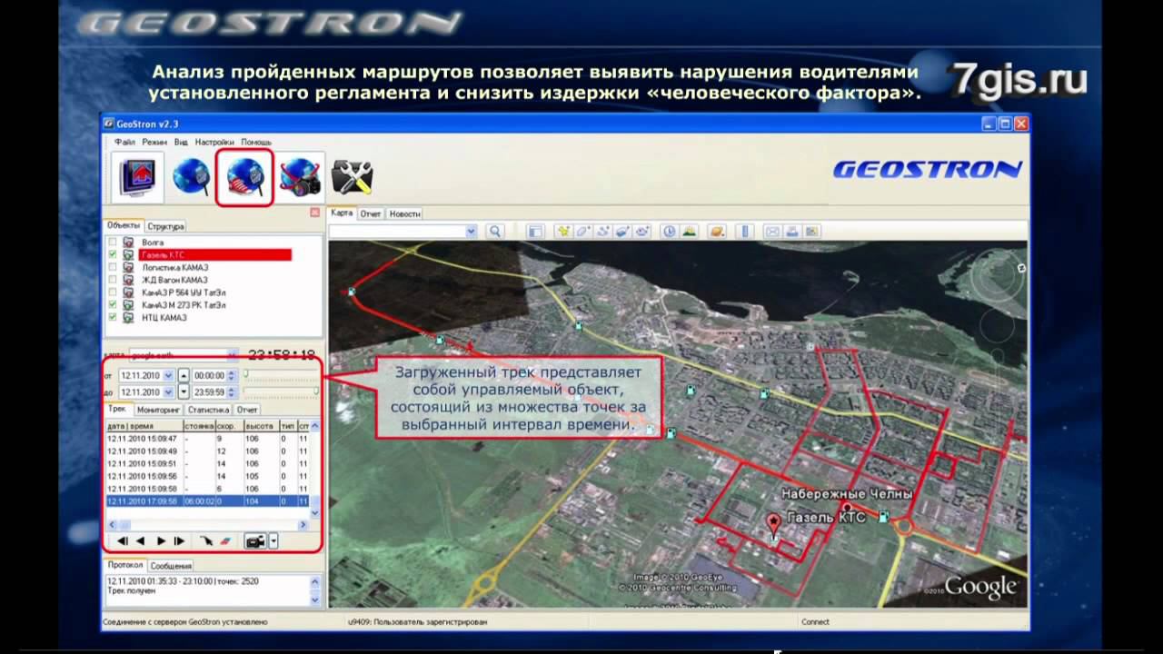 Интеграция с ПО Геострон