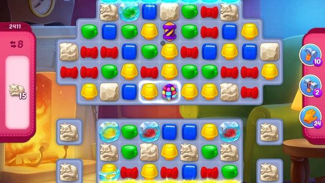 HomeScapes Level 2411 no boosters смотреть онлайн