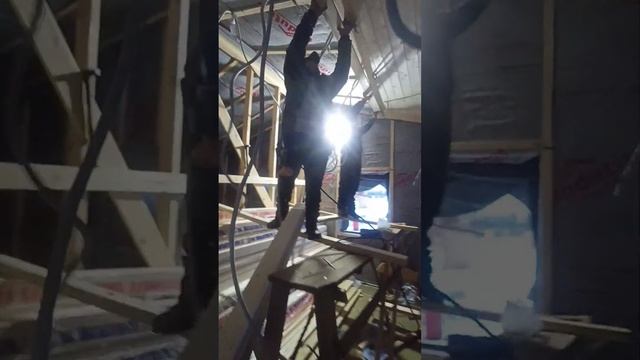 монтаж вагонки к потолку смотреть онлайн