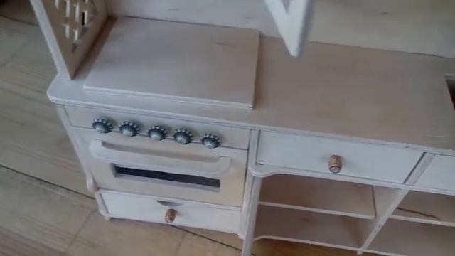 Кукольная мебель ручной работы. Кухня для барби своими руками. Обзор кукольной мебели своими руками