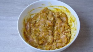 Рис с курицей под соусом