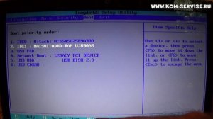 Как зайти и настроить BIOS ноутбука ACER 5741 для установки WINDOWS 7 или 8 с флешки или диска.