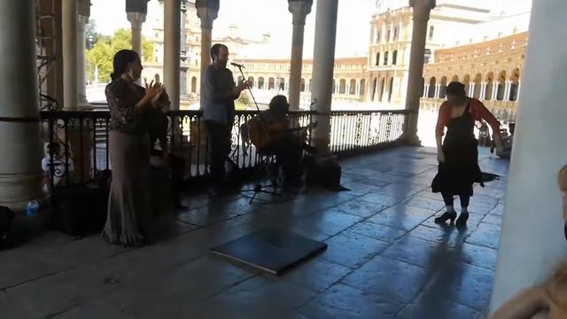 Sevilla, flamenco plaza España 04-08-20 смотреть онлайн