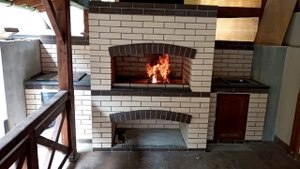 Размер бытовой печи для отопления большого дома