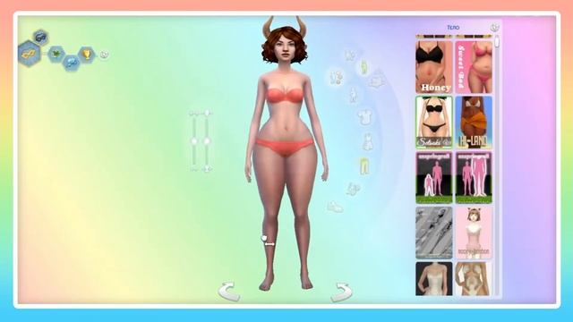 The Sims 4: ФУРИИ, Зверолюди. Создаем в КАСЕ пару милых коровок