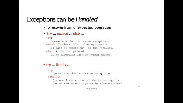 Exception and File Handling in Python in Hindi | Python file handling program | Python Exceptions