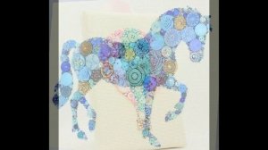 Картина из пуговиц.Фото идеи для творчества