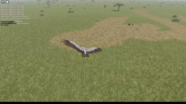 ROBLOX Wild Savannah || Lycaon Pack Hunting Gnu смотреть онлайн