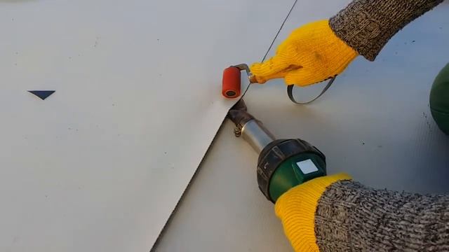 Монтаж мембраны пвх СВАРКА ФЕНОМ