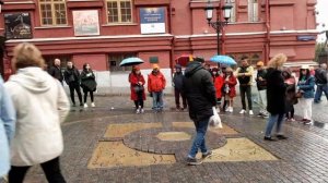 Прогулка по Москве/НУЛЕВОЙ КИЛОМЕТР Москвы/НИЩИЕ НА РАБОТЕ/Достопримечательность