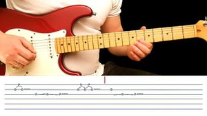 BLACK MAGIC WOMAN - Guitar intro solo lesson with tabs - Carlos Santana - (fast and slow version )