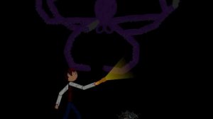 паук в натуральную величину. страшный.