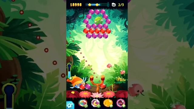 Angry Birds Pop Bubble Shooter - 3 Stars Walkthrough Level 50 [4K 60FPS]