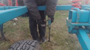 Подготовка культиватора КПС - 4 к работе