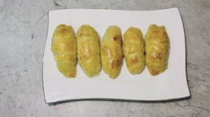 Рогалики из слоеного теста с яблоками: быстро, просто и вкусно