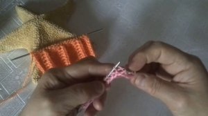 Свяжем узор спицами СТУПЕНЬКИ