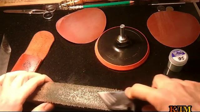 Бюджетный способ заточки ножа для мастериц. 200 рублей. КДМ Булат. смотреть онлайн