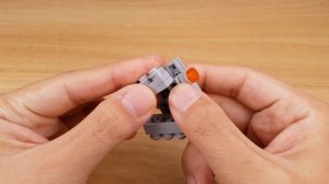 How to build LEGO brick micro cube type cannon tankbot transformer mech MOC - Cunnonbot