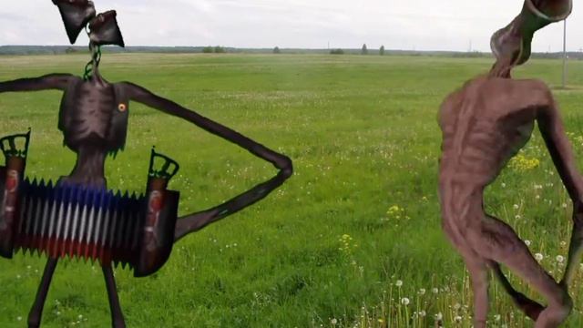 Сереноголовый танцует | Сереноголовый в поле | Два сереноголовых | Siren head dancing смотреть онлайн