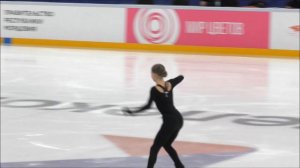 Вероника Жилина (Angels of Plushenko) на тренировке перед произвольной программой ФКР 2022