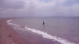 Озеро Ван, Турция. Евгений Янушевич купается. Июль 2015