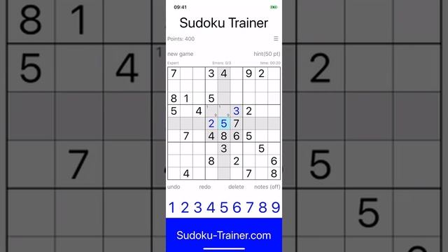 Sudoku Trainer