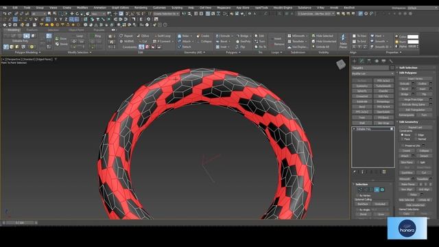 Ring model concept design | Improve your modeling skills with 3ds max | Hanora 3D смотреть онлайн