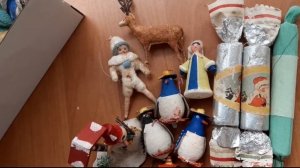 Советские игрушки из ВАТЫ и ПАПЬЕ-МАШЕ ?⭐ Ёлочные игрушки СССР