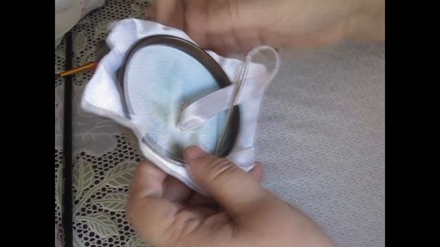 Вышивка лентами цветов наперстянки DIY Ribbon embroidery digitalis