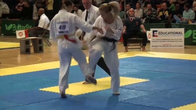 British Karate Kyokushinkai Valene Bickel v Skaiste Venckute смотреть онлайн