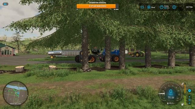 Farming Simulator 22 - Ферма "Ржавый Кардан" #3 Хард Режим. Сложный режим. Карта Haut-Beyleron смотреть онлайн